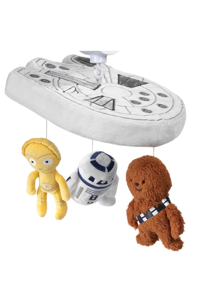 Star Wars Signature Millennium Falcon Musical Baby Crib Mobile Toy, Alternate, color, Multicolor