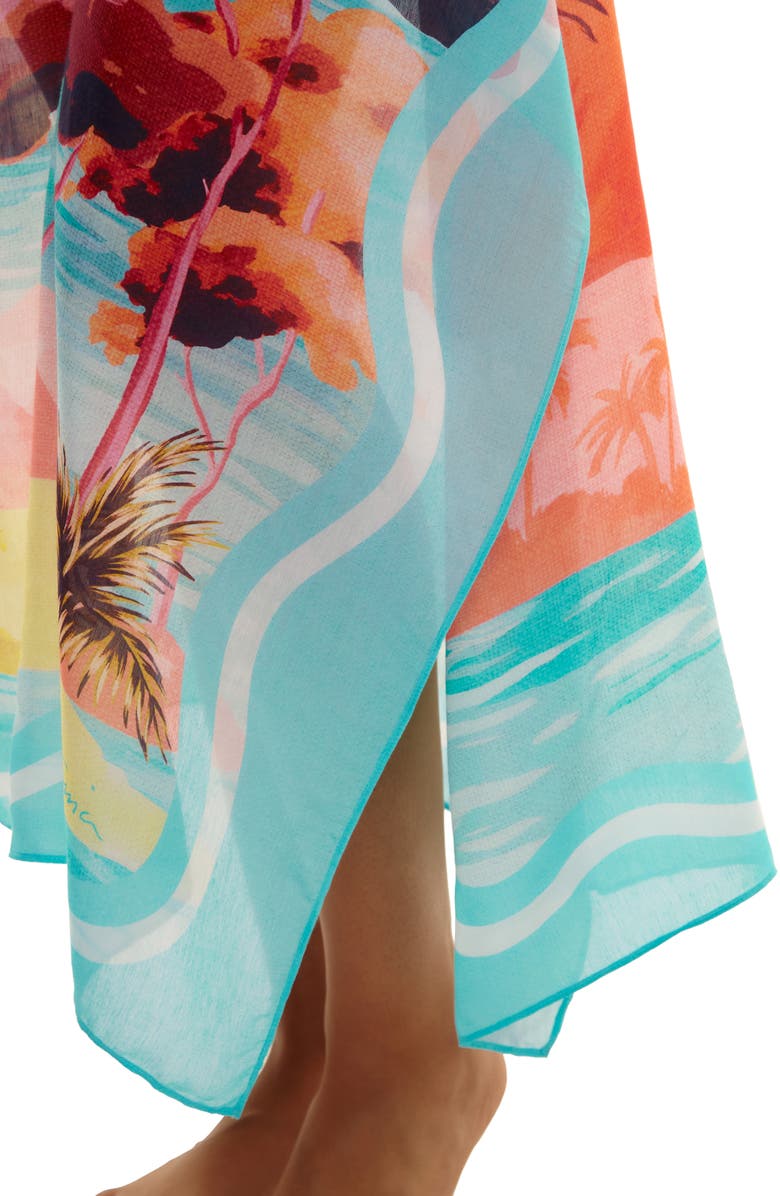 Trina Turk Cyclades Cover-Up Pareo, Alternate, color, 