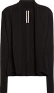 Rick Owens Open Front Rib Cardigan