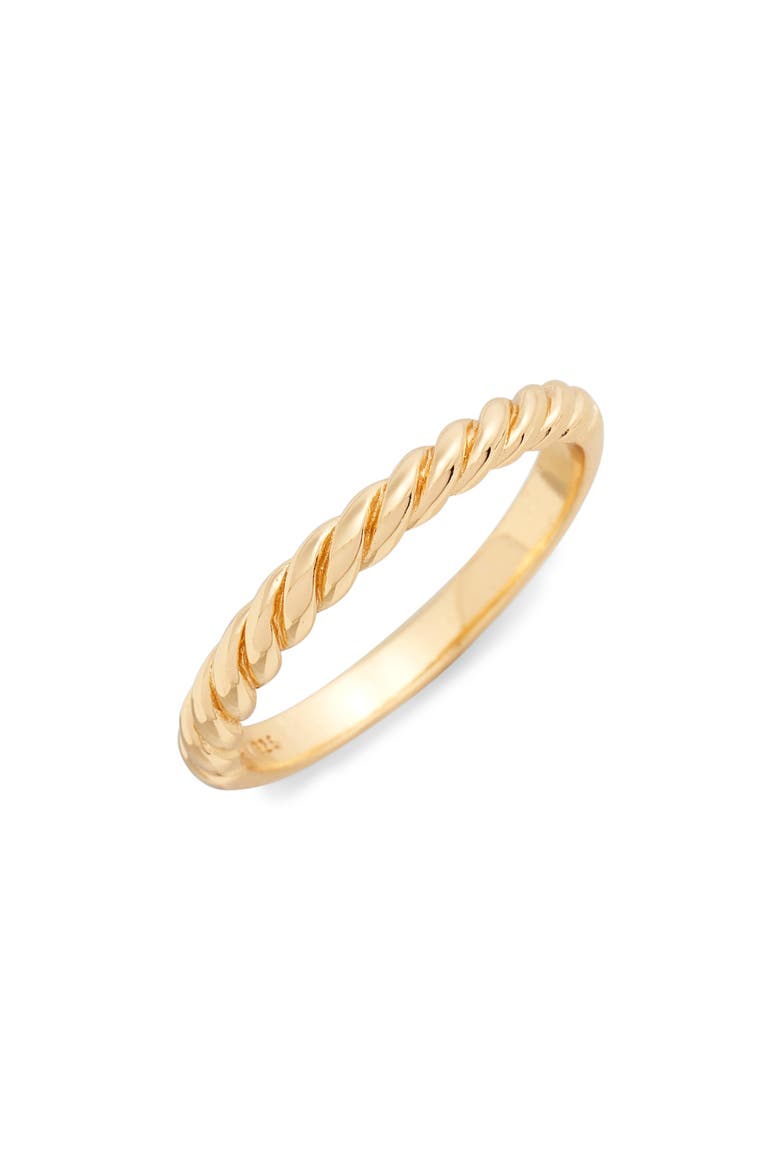 Argento Vivo Rope Ring, Main, color, GOLD