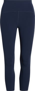 Zella Studio Luxe High Waist Pocket Crop Leggings