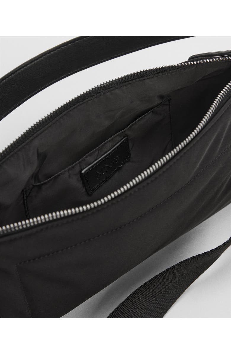 MANGO Faux Leather Top Handle Bag, Alternate, color,