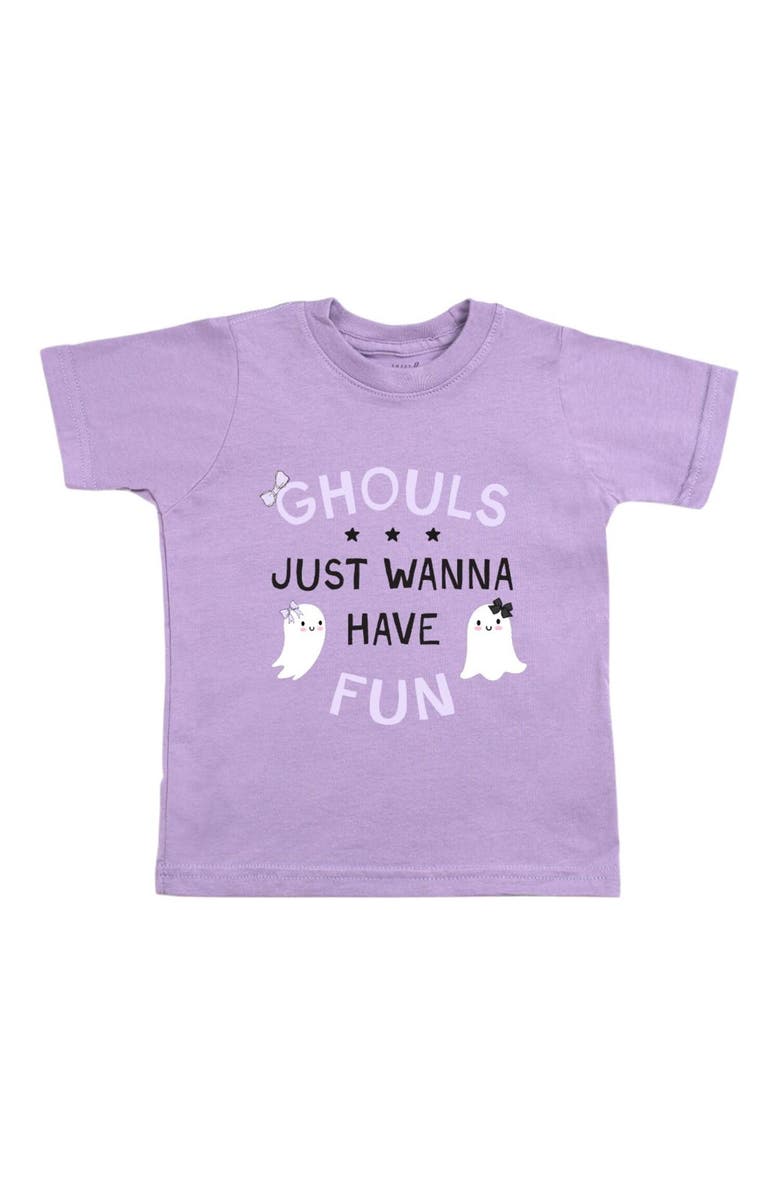 Sweet Wink Ghouls Just Wanna Have Fun Halloween Short Sleeve T-Shirt, Main, color, 