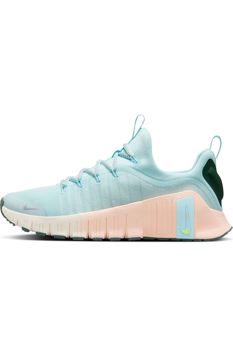 Nike Free Metcon 6 Training Shoe, Alternate, color, Glacier Blue/ Silver