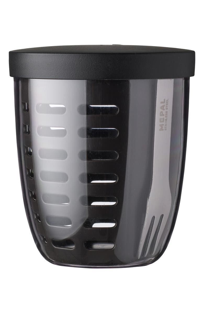 Mepal Ellipse Fruit & Veggie Pot, Main, color, Black