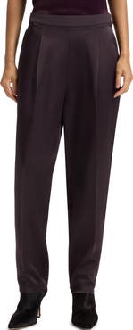 BOSS Takerana Pleated Tapered Straight Leg Pants