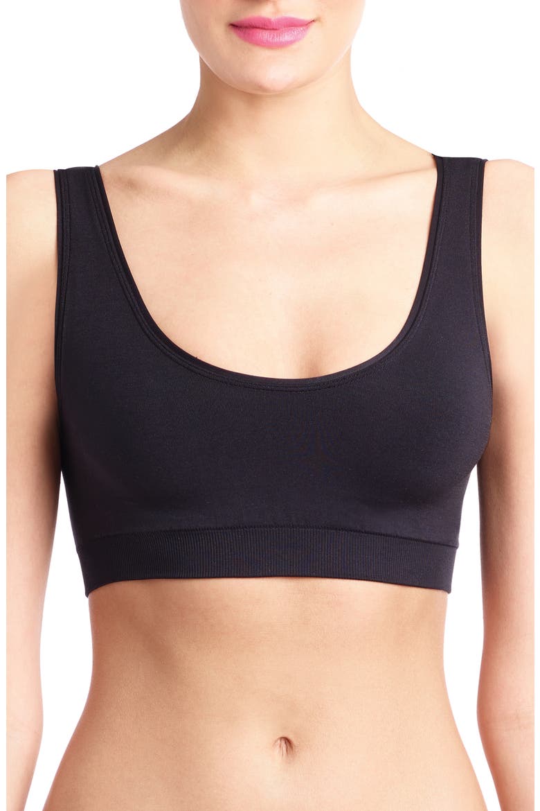 Minimalist Tank Bralette, Main, color, BLACK