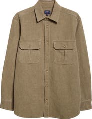 Noah Washed Cotton Canvas Button-Up Shirt