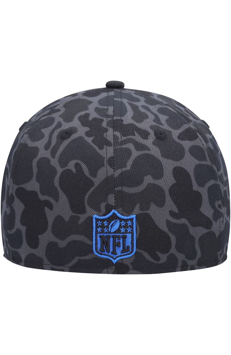 New Era Men's New Era Black Los Angeles Rams Amoeba Camo 59FIFTY Fitted Hat, Alternate, color, Black