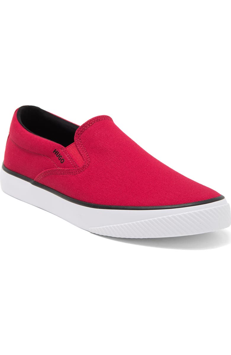BOSS Dyer Slon Slip-On Sneaker, Main, color, Med Rd