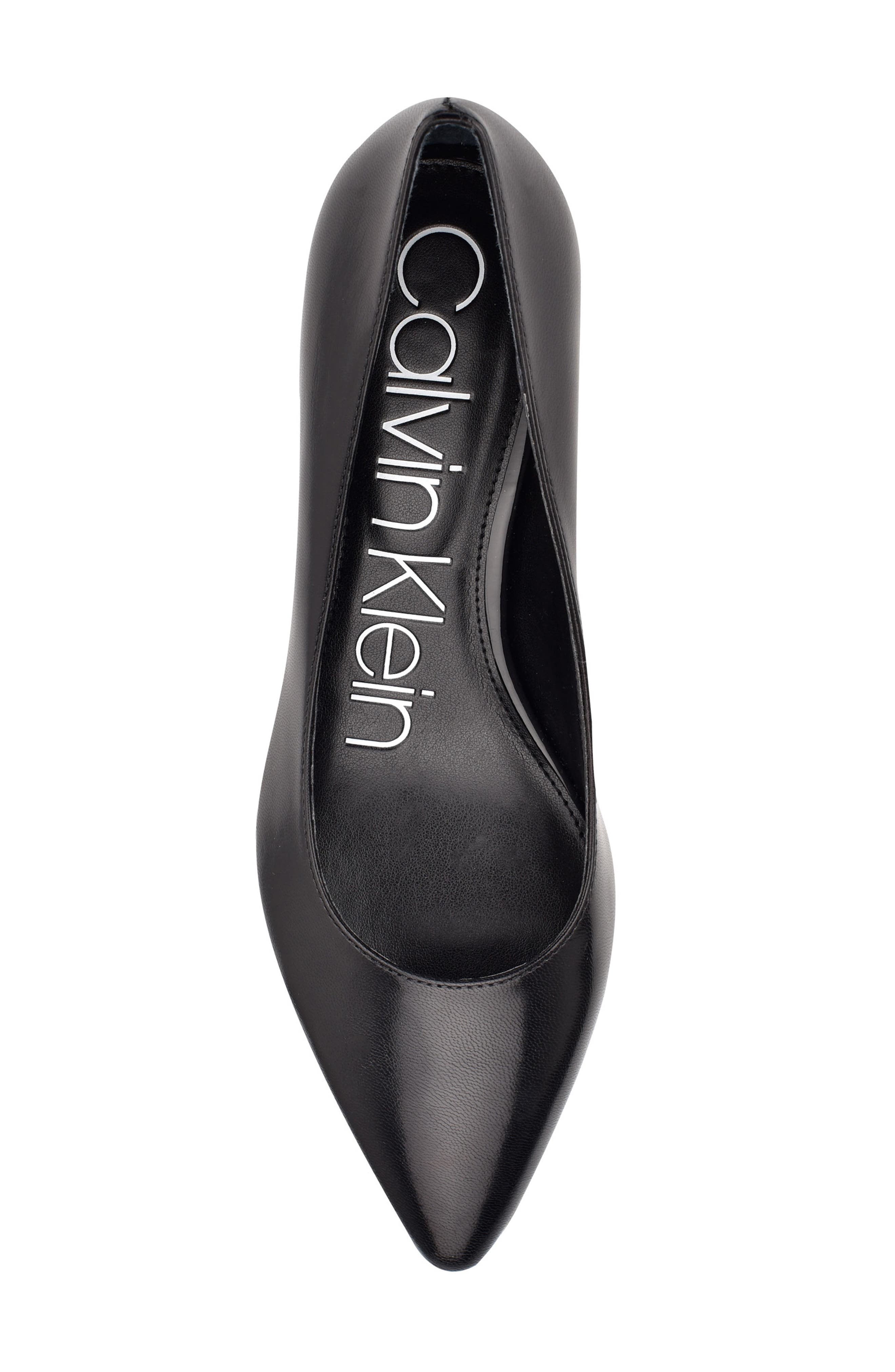 Nita Block Heel Pump, Alternate, color, BLACK LEATHER