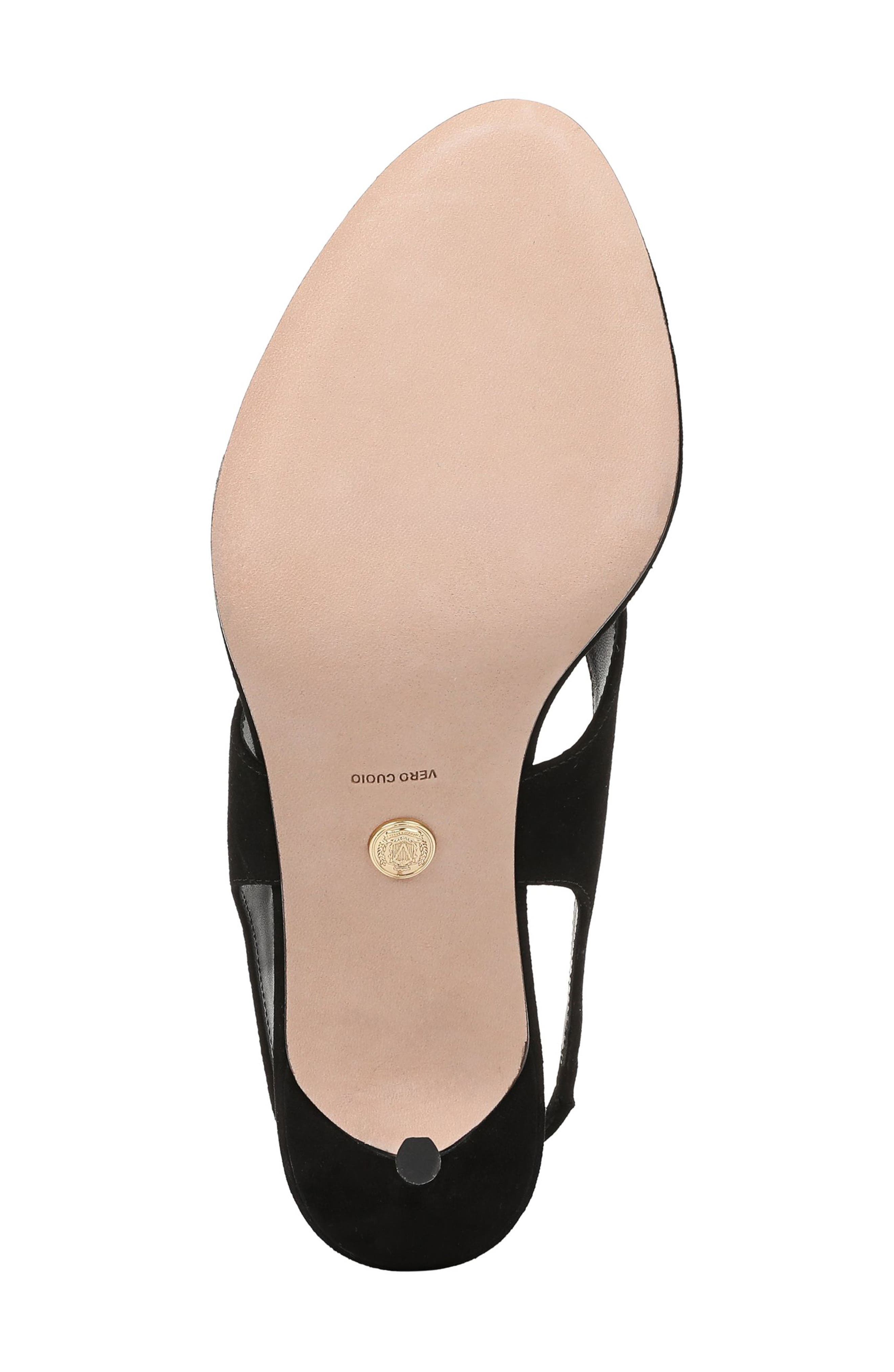 Veronica Beard Talon Slingback Sandal, Alternate, color, Black