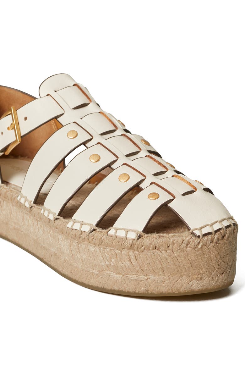 Tory Burch Fisherman Platform Espadrille Sandal, Alternate, color,