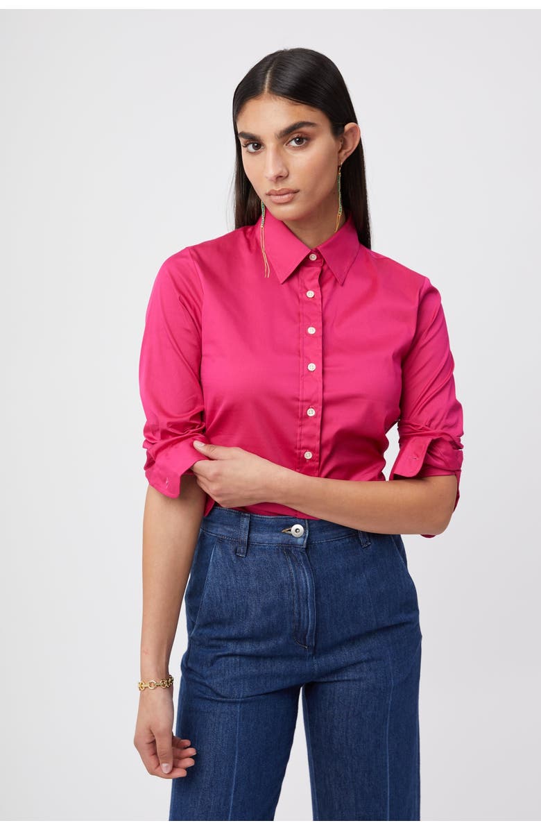 The Shirt by Rochelle Behrens The Icon Shirt, Main, color, Fuchsia