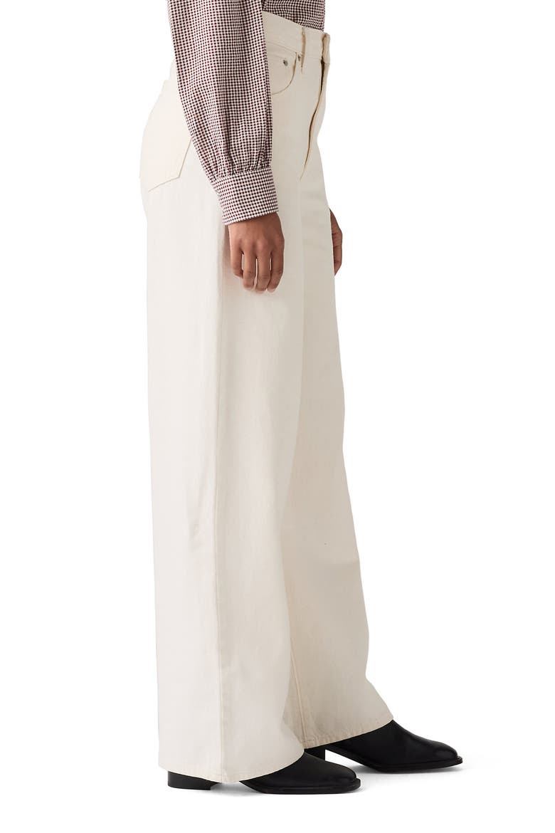 Cinch High Waist Baggy Wide Leg Jeans, Alternate, color, BLANK IMPACT