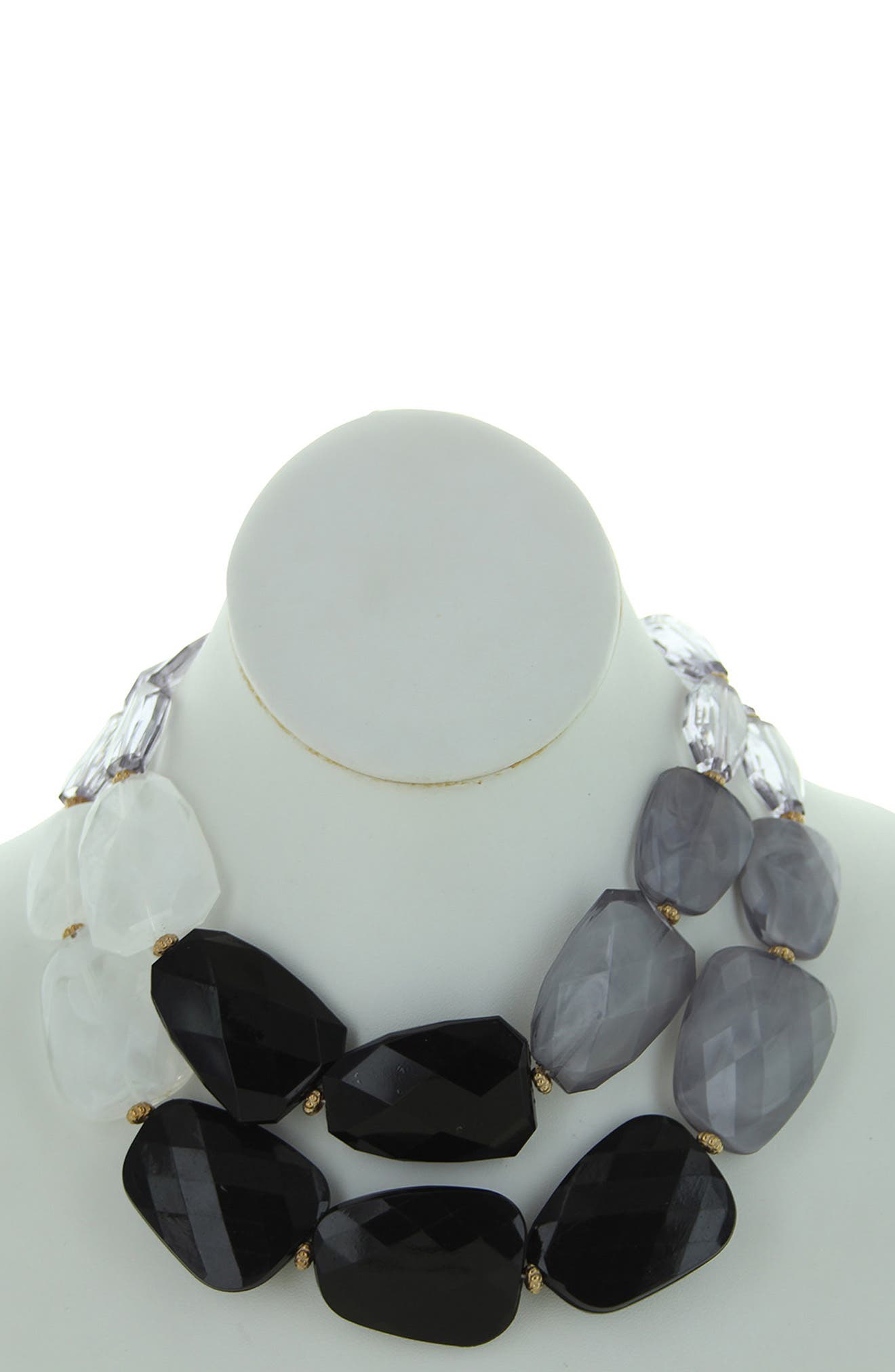 OLIVIA WELLES Riva Statement Earrings & Bib Necklace Set