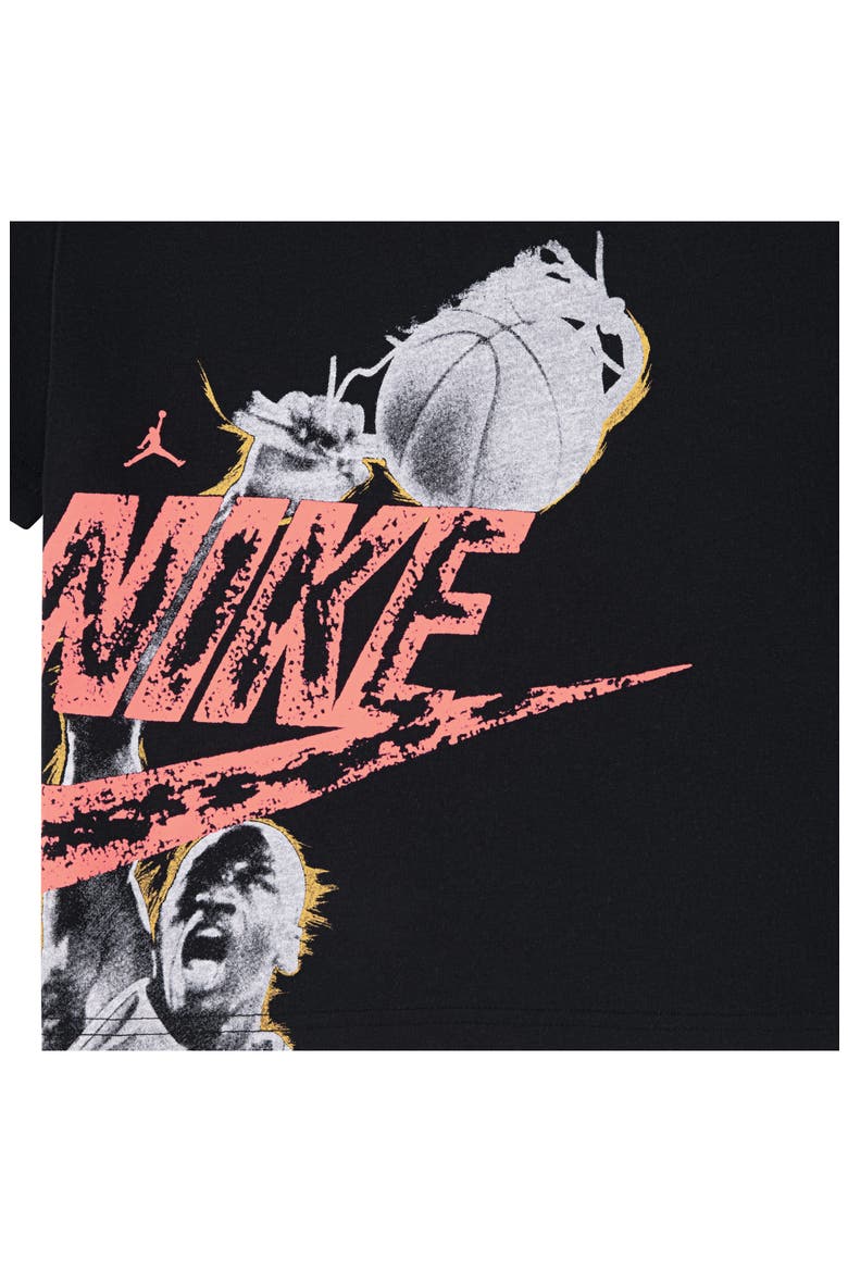 Kids' Jordan Reissue Graphic T-Shirt, Alternate, color, BLACK