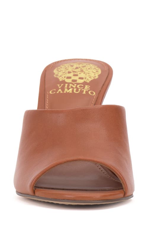 Vince Camuto Vilty Wedge Slide Sandal In Warm Caramel