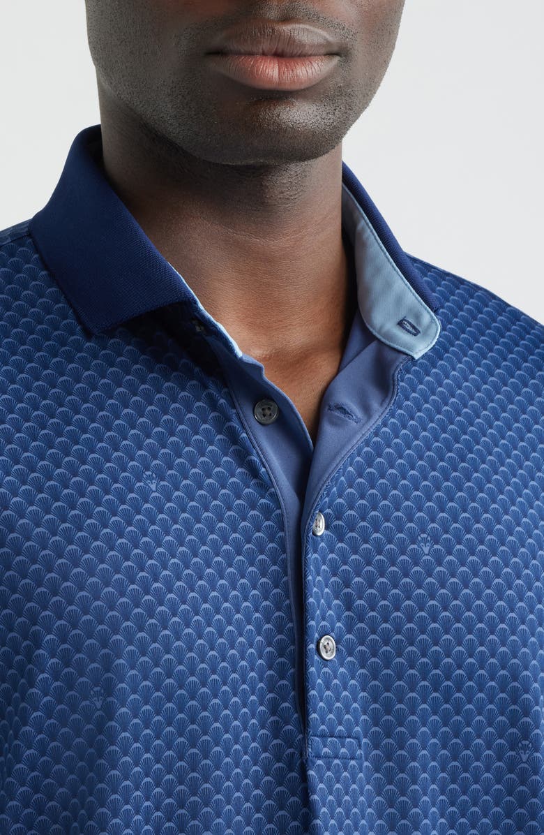 Greyson Ponderous Wolf Performance Golf Polo, Alternate, color, Maltese Blue