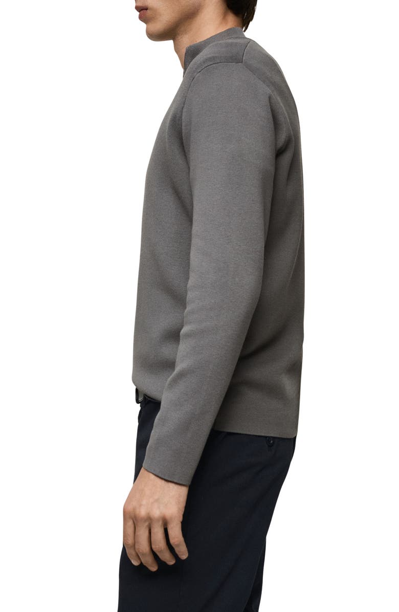 MANGO Half-Zip Sweater, Alternate, color,