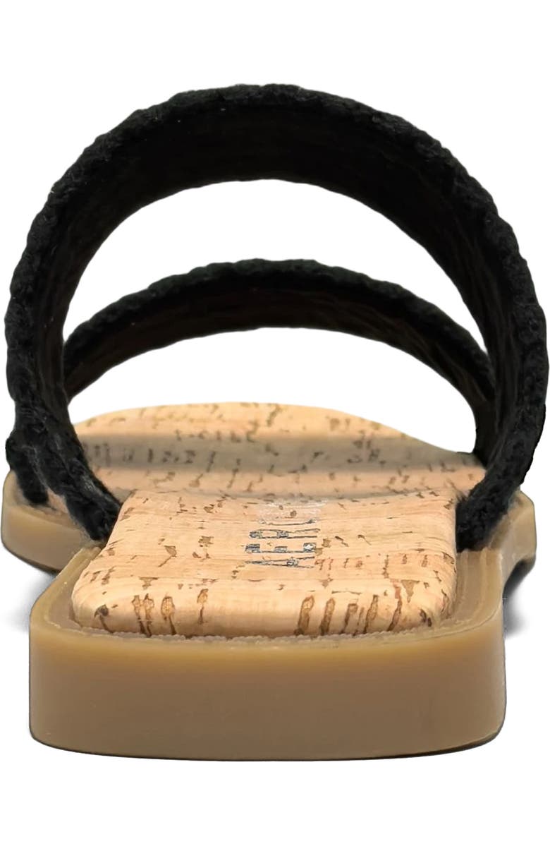 Aerosoles Centro Two-Strap Sandal, Alternate, color, Black Raffia Elastic