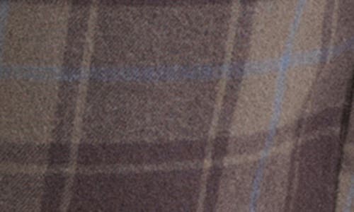 Mango Check Cotton Flannel Pajamas In Brown