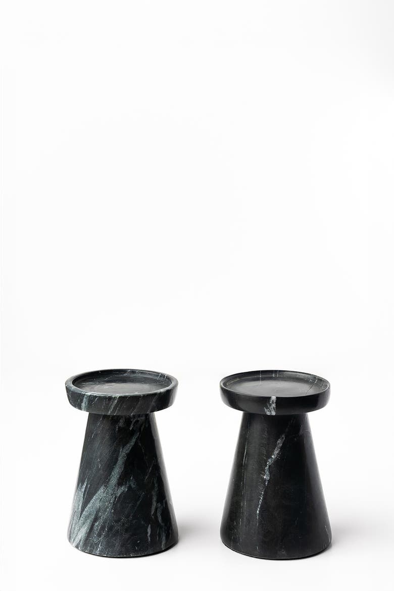 Tall Monolith Black Marble, Alternate, color, Black Marble