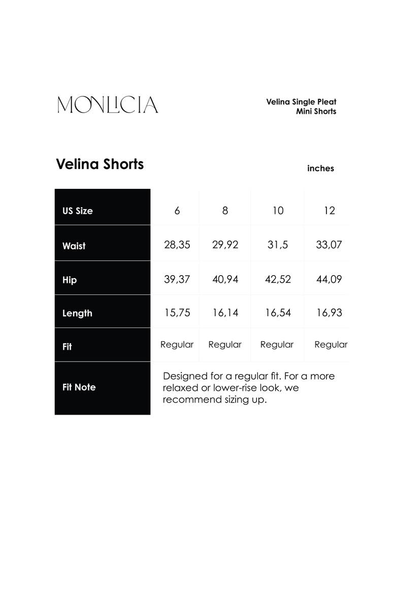 Velina High-Waist Single Pleat Tailored Mini Shorts, Alternate, color, White