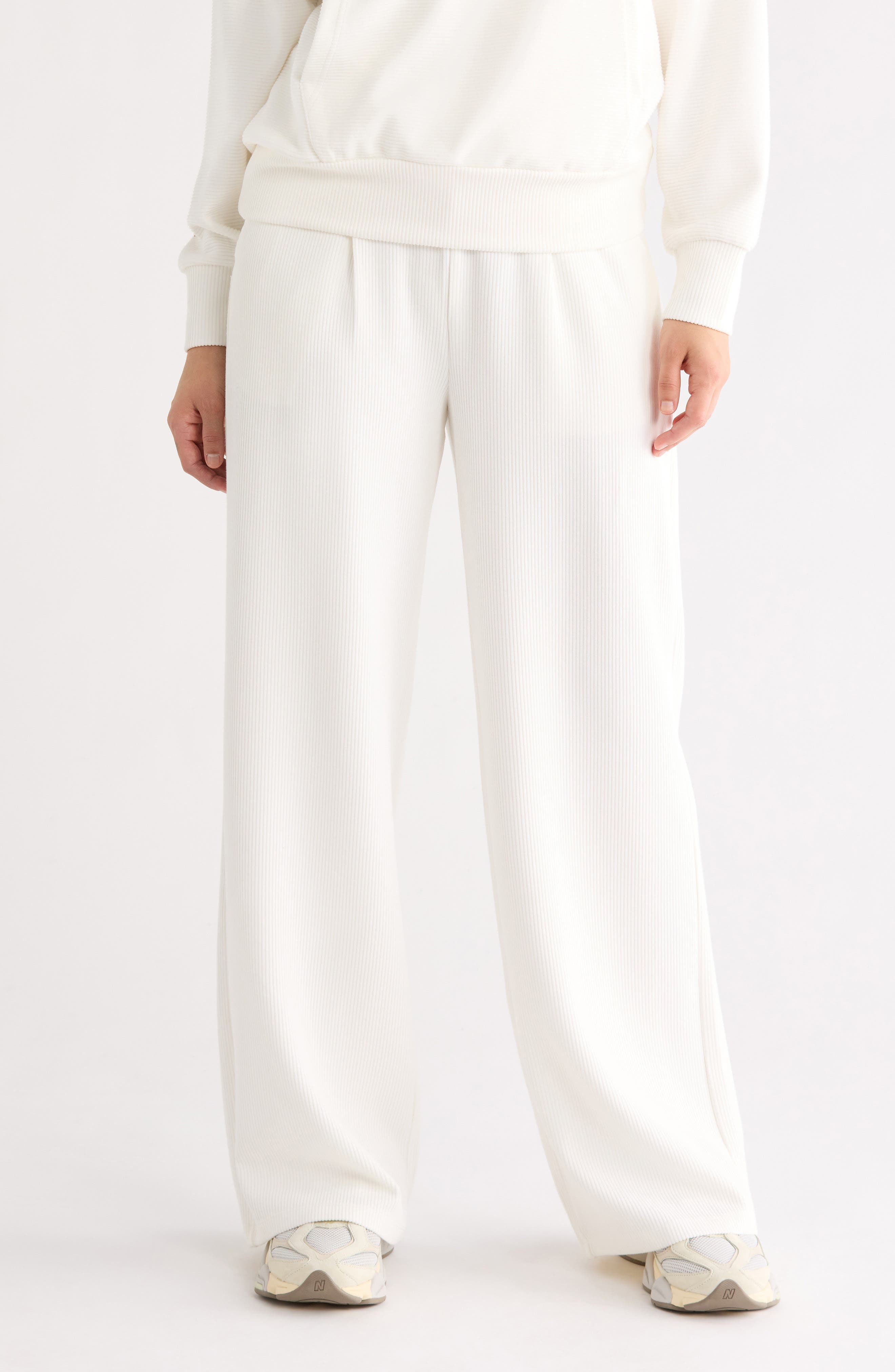 Ribbed Scuba Wide Leg Pants - image 3