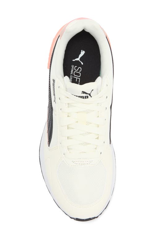 Shop Puma Graviton Sneaker In Warm White- Black-rose
