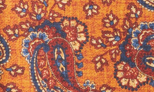 Nordstrom Paisley Silk Pocket Square In Multi