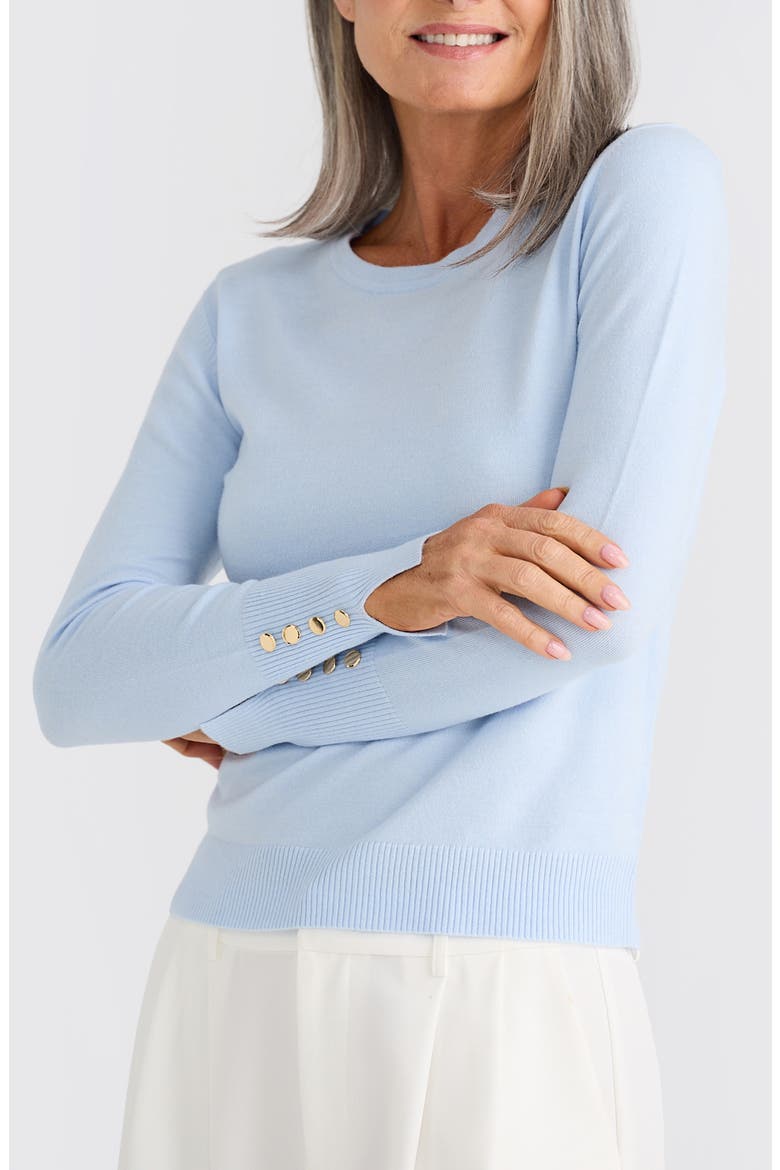 St James Sweater, Alternate, color, LIGHT BLUE