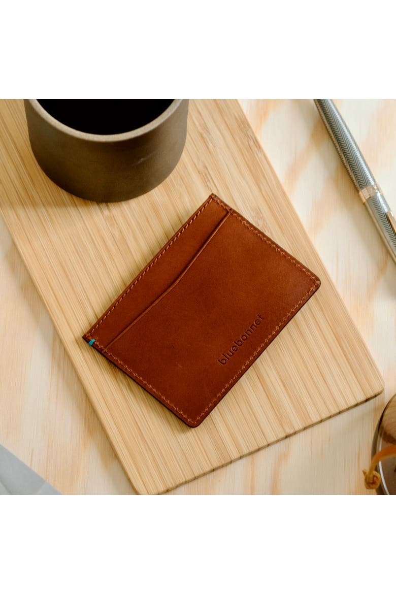 The Toscano Italian Leather AirTag Wallet, Alternate, color, Tuscan Tan
