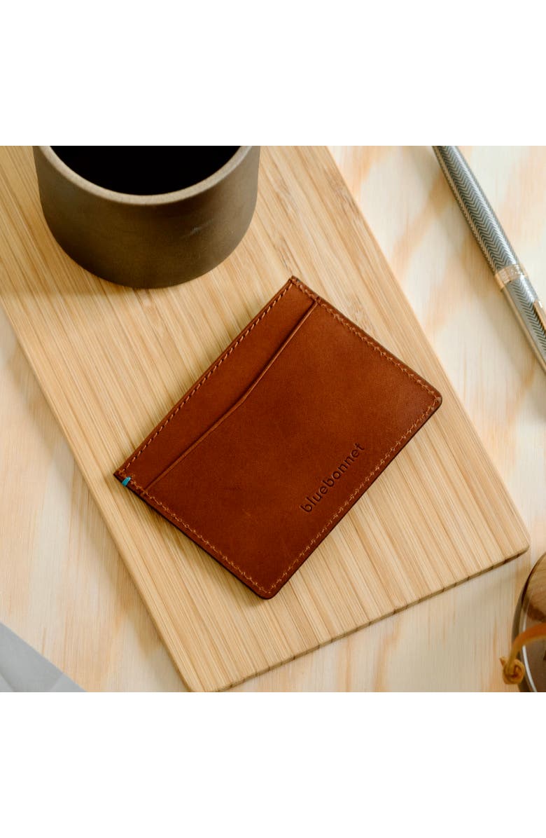 Bluebonnet The Toscano Italian Leather AirTag Wallet, Alternate, color, Tuscan Tan