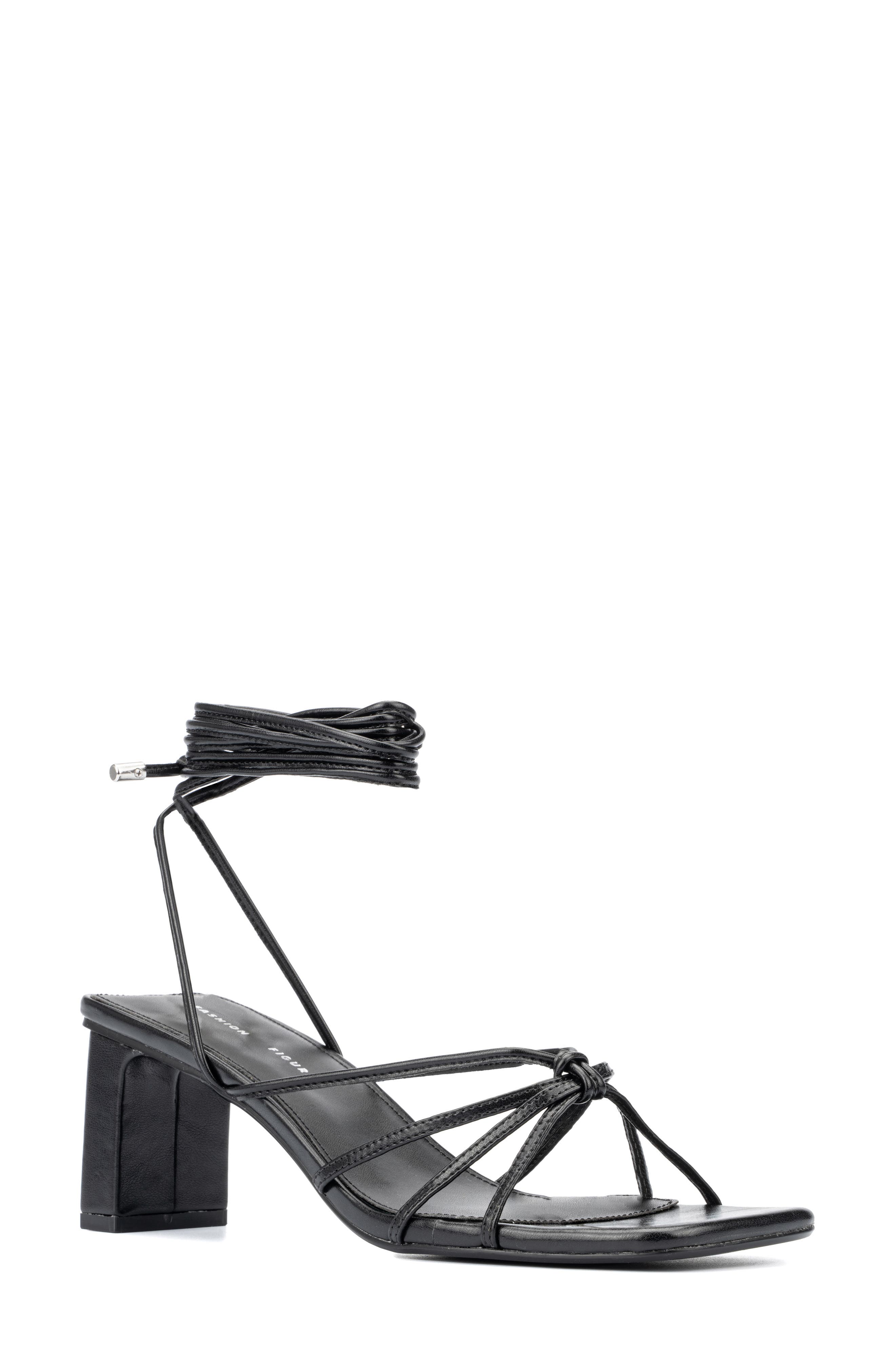 Fashion to Figure Lana Heeled Sandal - Wide Width, Main, color, 