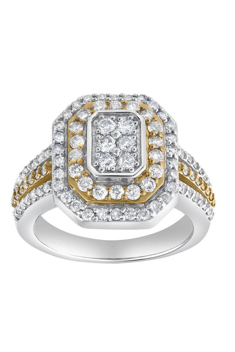 Aurelia Crest 1.20 Ct  10K Gold Diamond Ring, Main, color, 10K White Gold