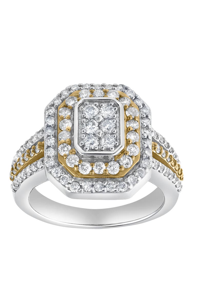 LuvMyJewelry Aurelia Crest 1.20 Ct  10K Gold Diamond Ring, Main, color, 10K White Gold