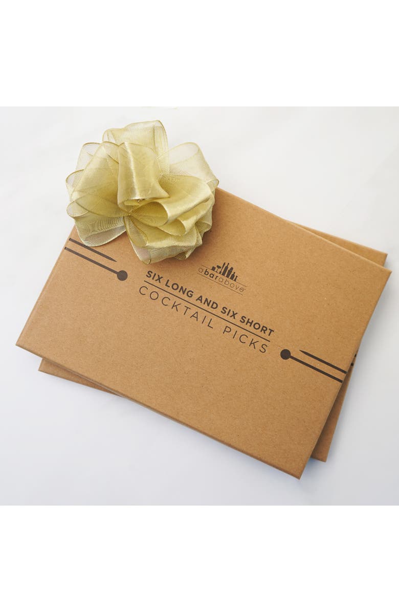 A Bar Above Stainless Steel Cocktail Picks, 12-Piece Combo Set, Alternate, color, Stainless Steel