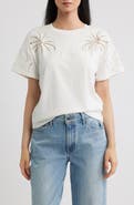 rag & bone Floral Cutout T-Shirt