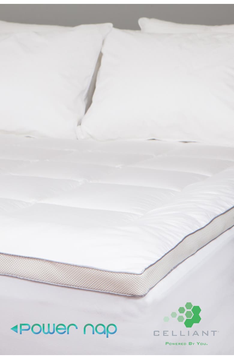 Allied Home PowerNap Technology Mattress Pad - Queen, Alternate, color, White