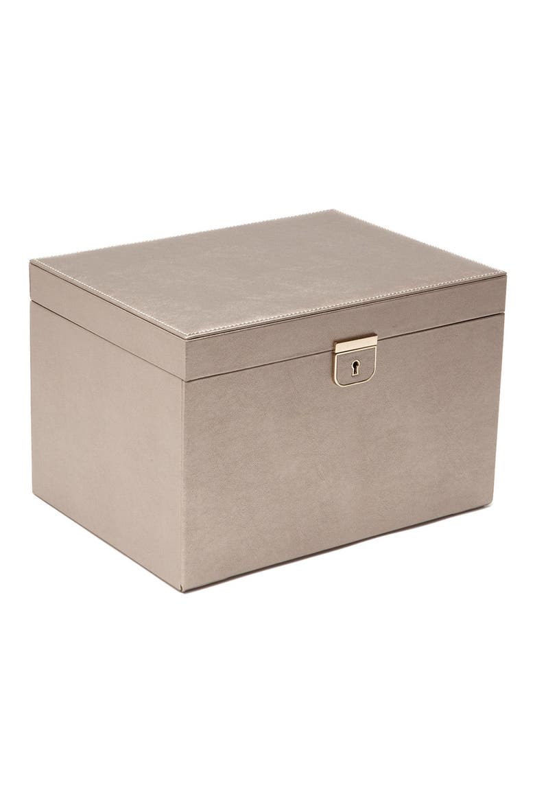 Palermo Large Jewelry Box, Main, color, PEWTER