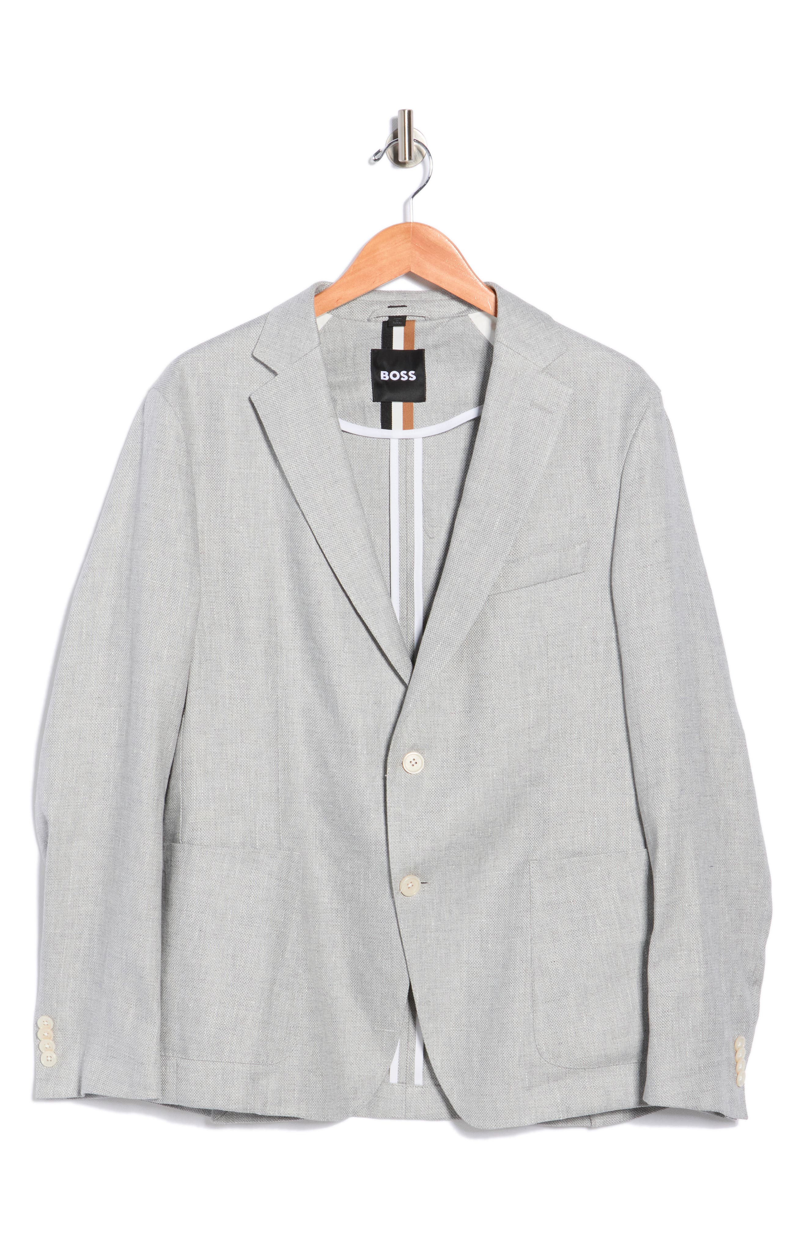 Linen Blend Suit Jacket