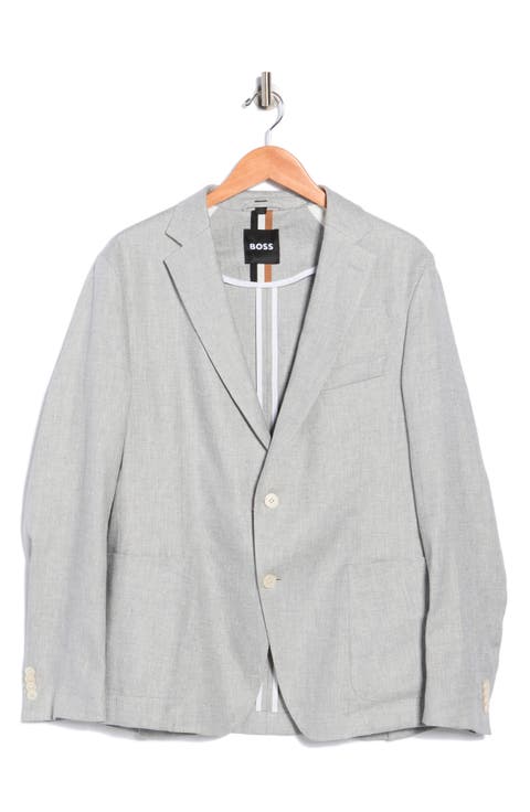 Linen Blend Suit Jacket
