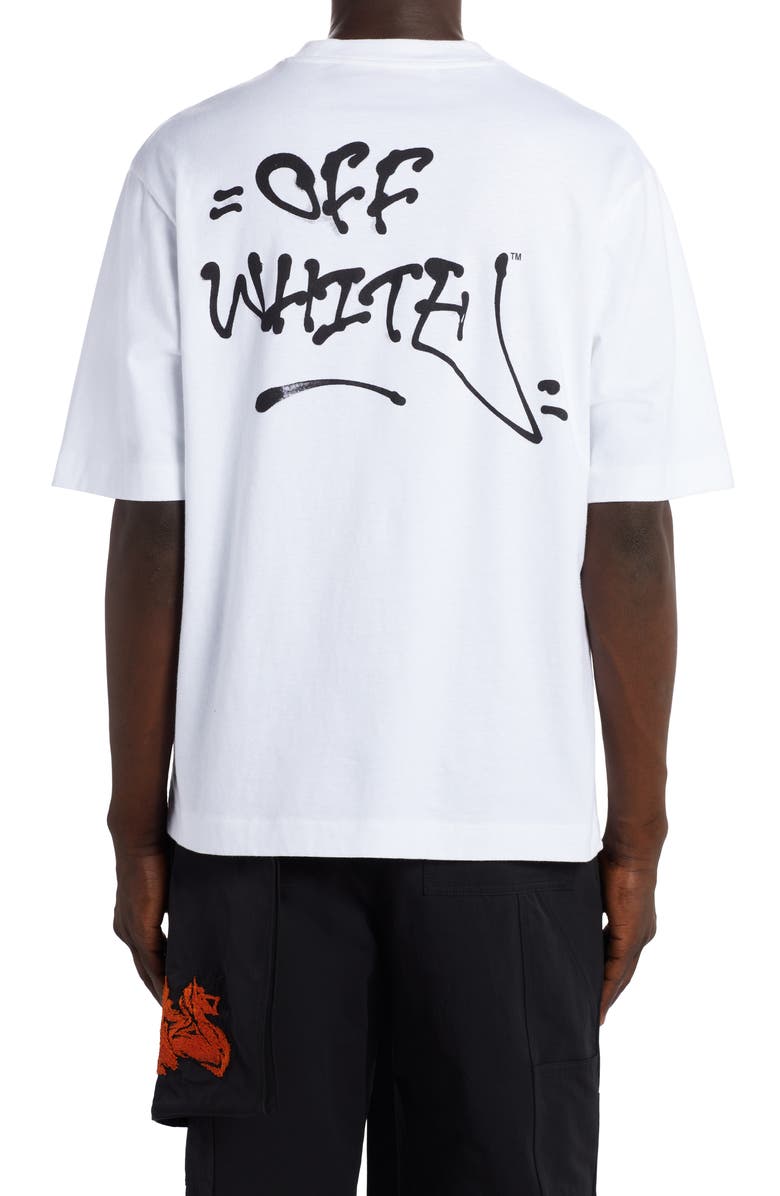 Off-White Neen Graffiti Skate Graphic Tee, Alternate, color, 