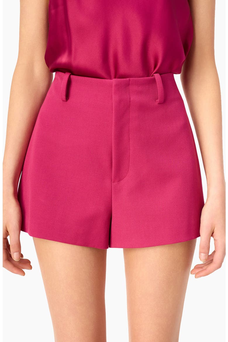 Jolie High Waist Shorts, Alternate, color, SNAPDRAGON