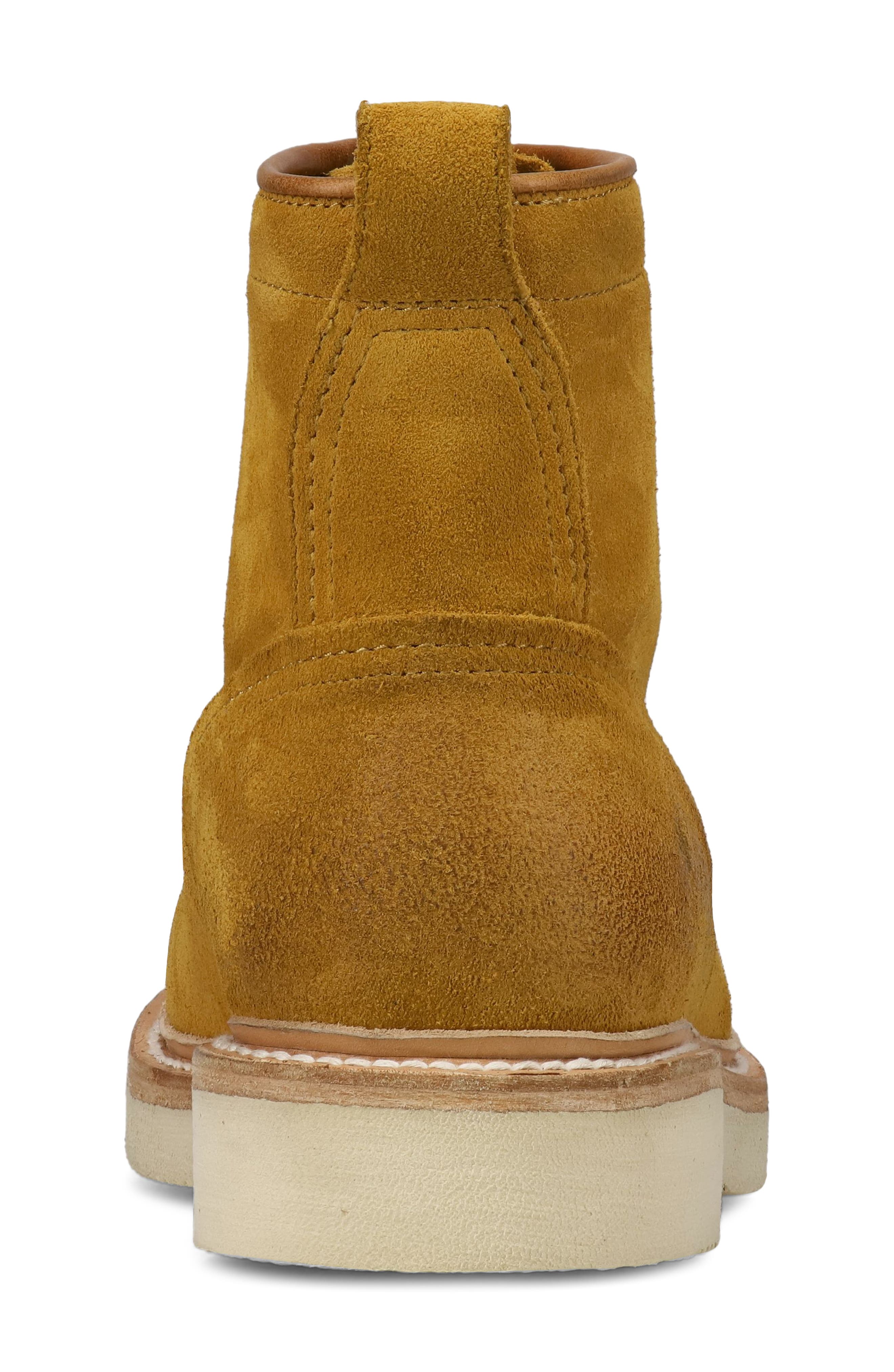 Frye Hudson Work Boot, Alternate, color, Golden Rod