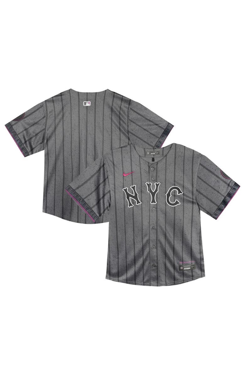 Nike Infant Nike Gray New York Mets 2024 City Connect Limited Jersey, Main, color, Gray