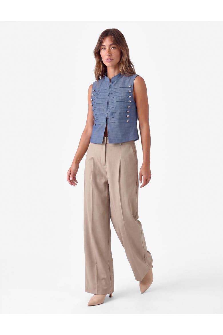 Sleeveless Vest, Alternate, color, BLUE