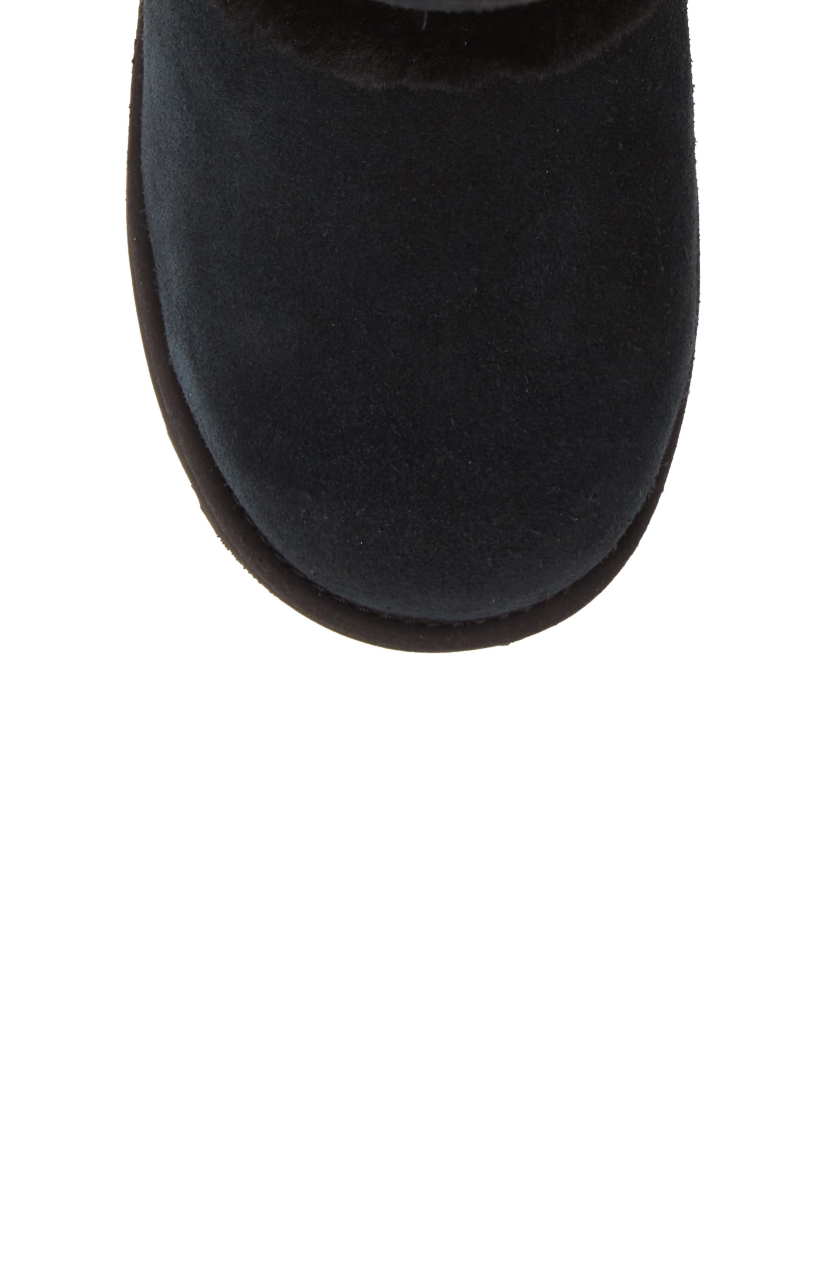 Hadley II Genuine Shearling Trim Waterproof Boot, Alternate, color, BLACK