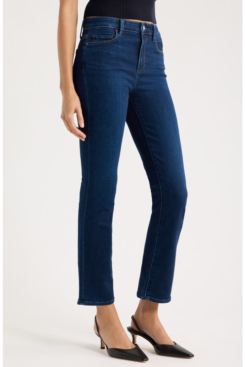 Cindy High Waist Ankle Slim Straight Leg Jeans, Alternate, color, AMAGANSETT